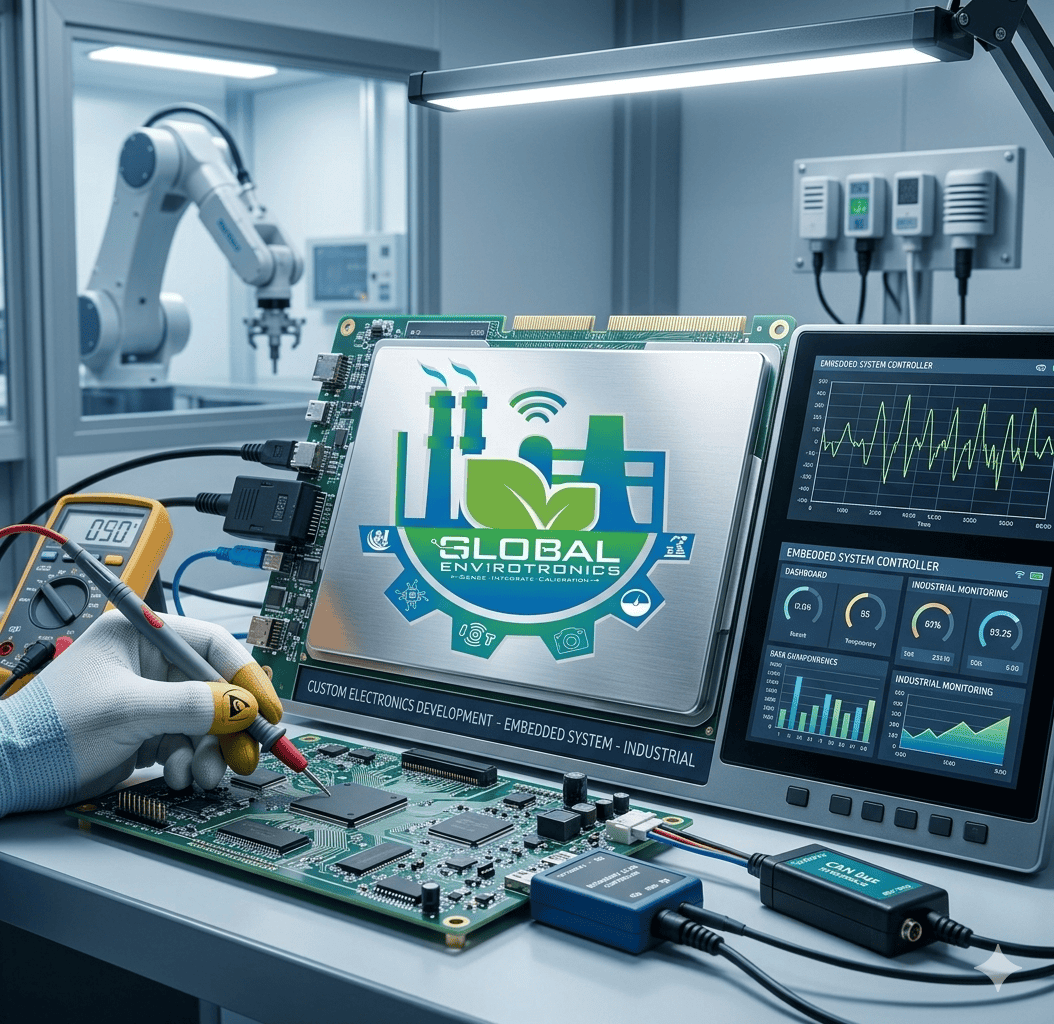 Customised solutions ATE HMI data logger control system development embedded industrial automation
